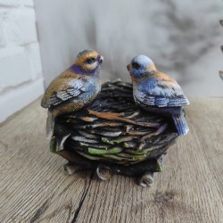 LY0039 İKİ KUŞLU ÇALILI SAKSI